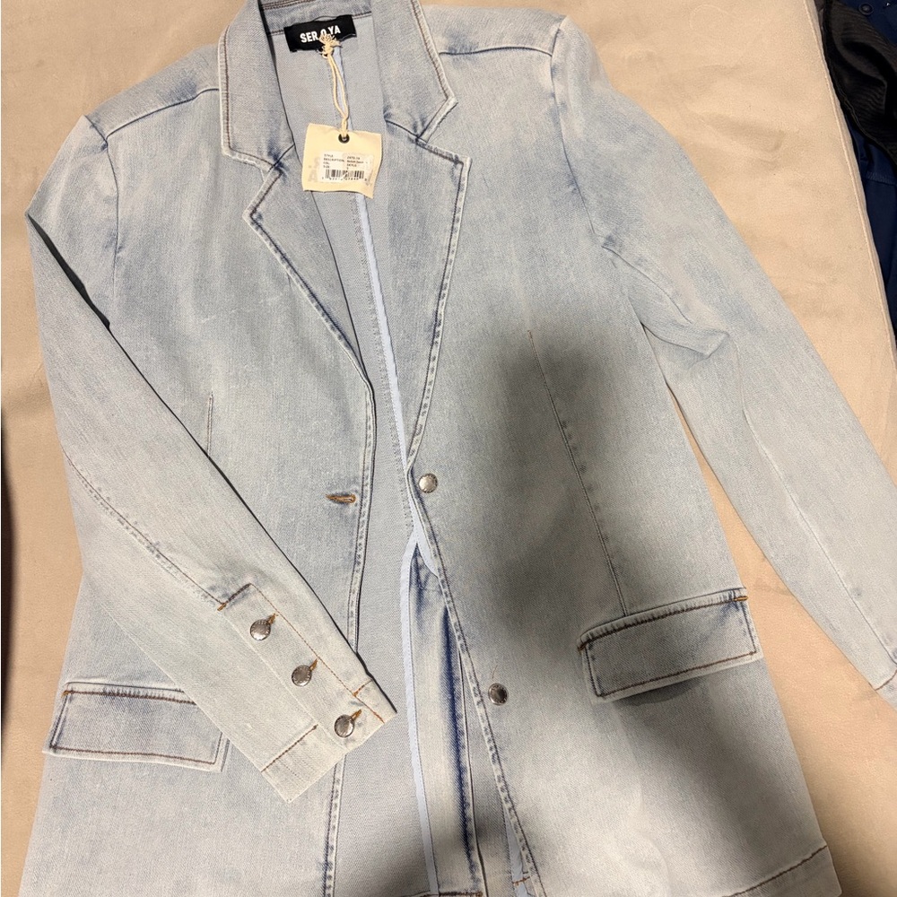 SER.O.YA Light Blue Jean Jacket